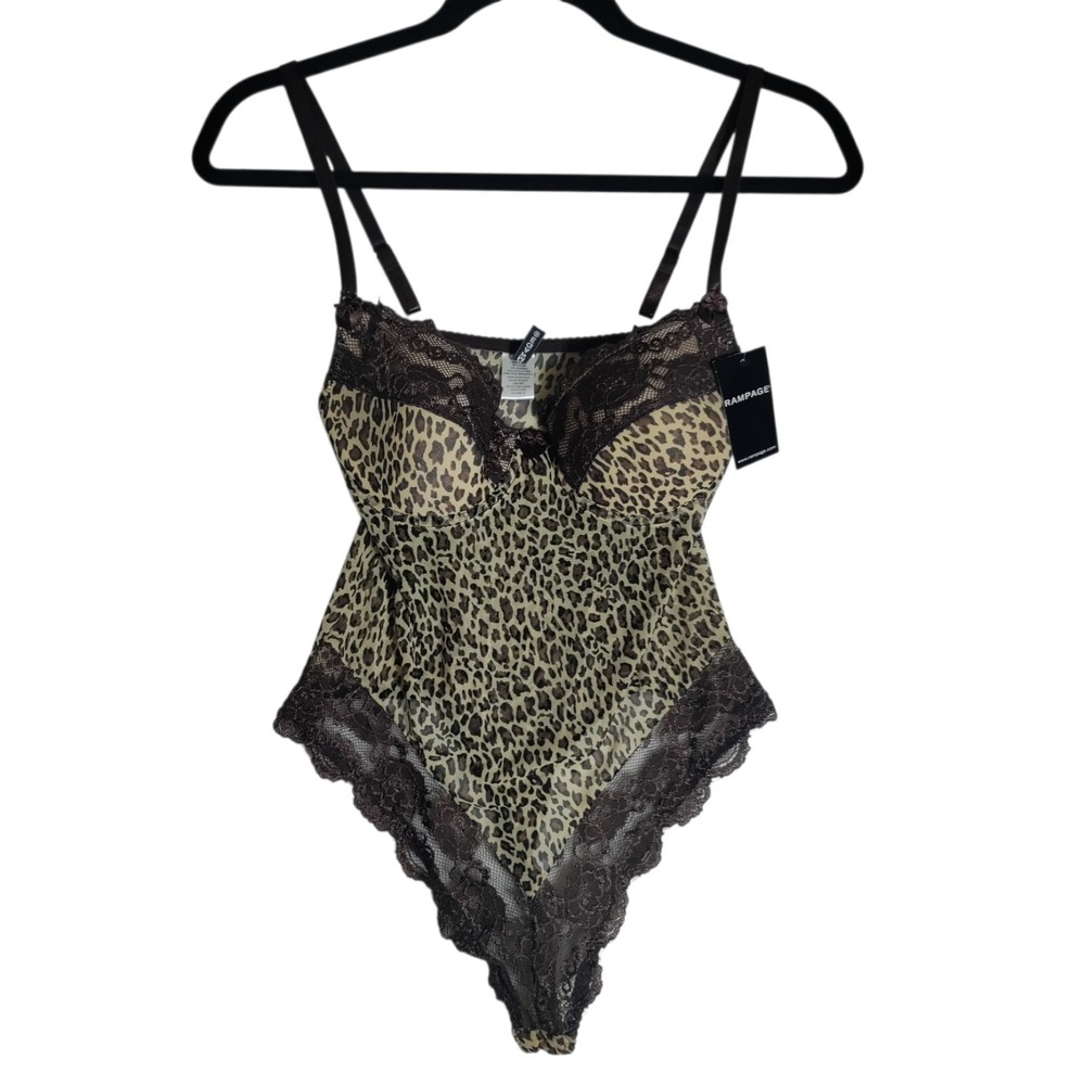 Vintage Rampage Animal Bodysuit Szie 34B NWT